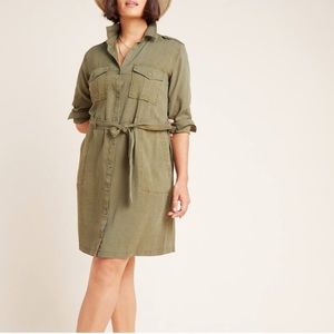 Anthropologie Cloth&Stone Eryn Utility Shirtdress